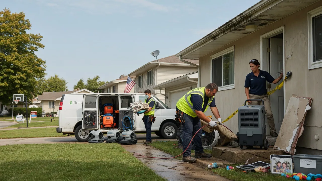 Water Damage Restoration in North Liberty, IN near me